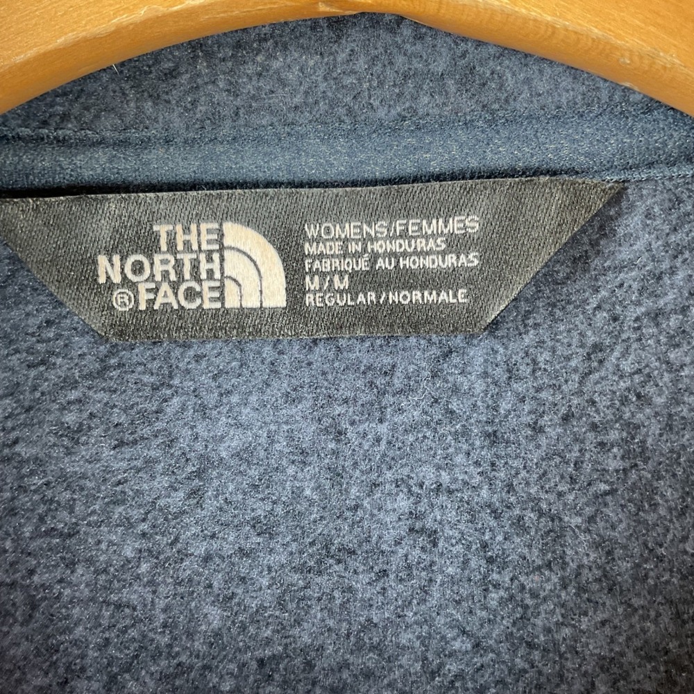 The North Face‎ womens Crescent half-zip fleece Navy Blue  Quarter zip - Picture 4 of 7
